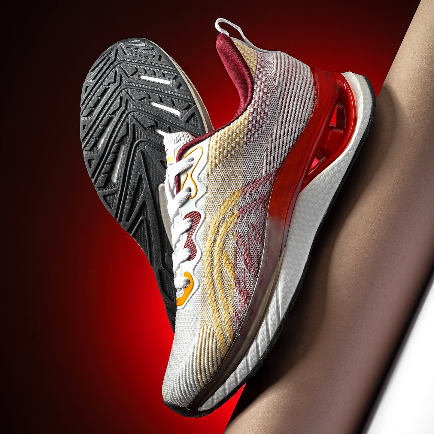 Vomax Sports Stalino-01 Flynit Breathable Upper Running Shoes for Men