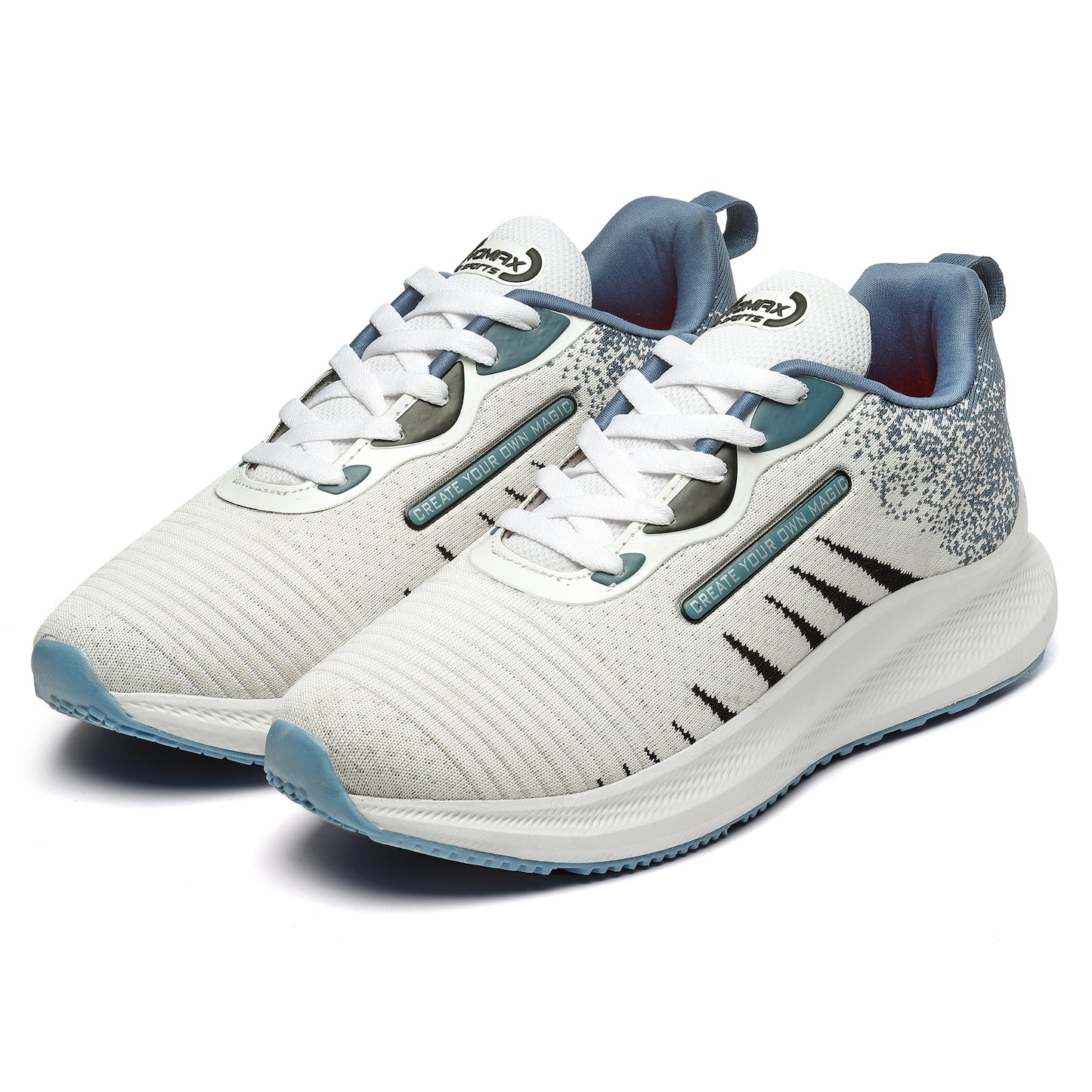 VOMAX SPORTS PL-106 sports running,gym shoes flynit upper lightweight phylon compound sole