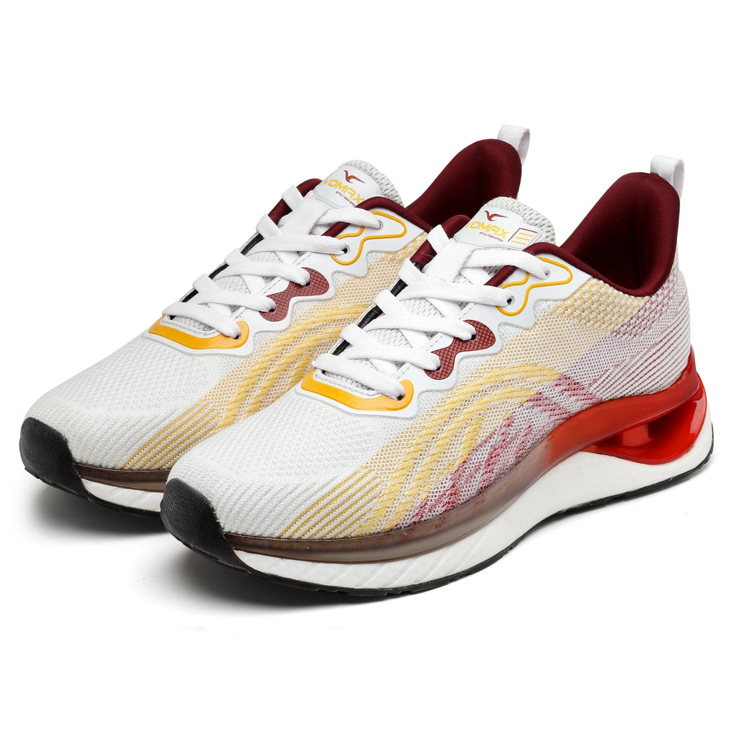 Vomax Sports Stalino-01 Flynit Breathable Upper Running Shoes for Men