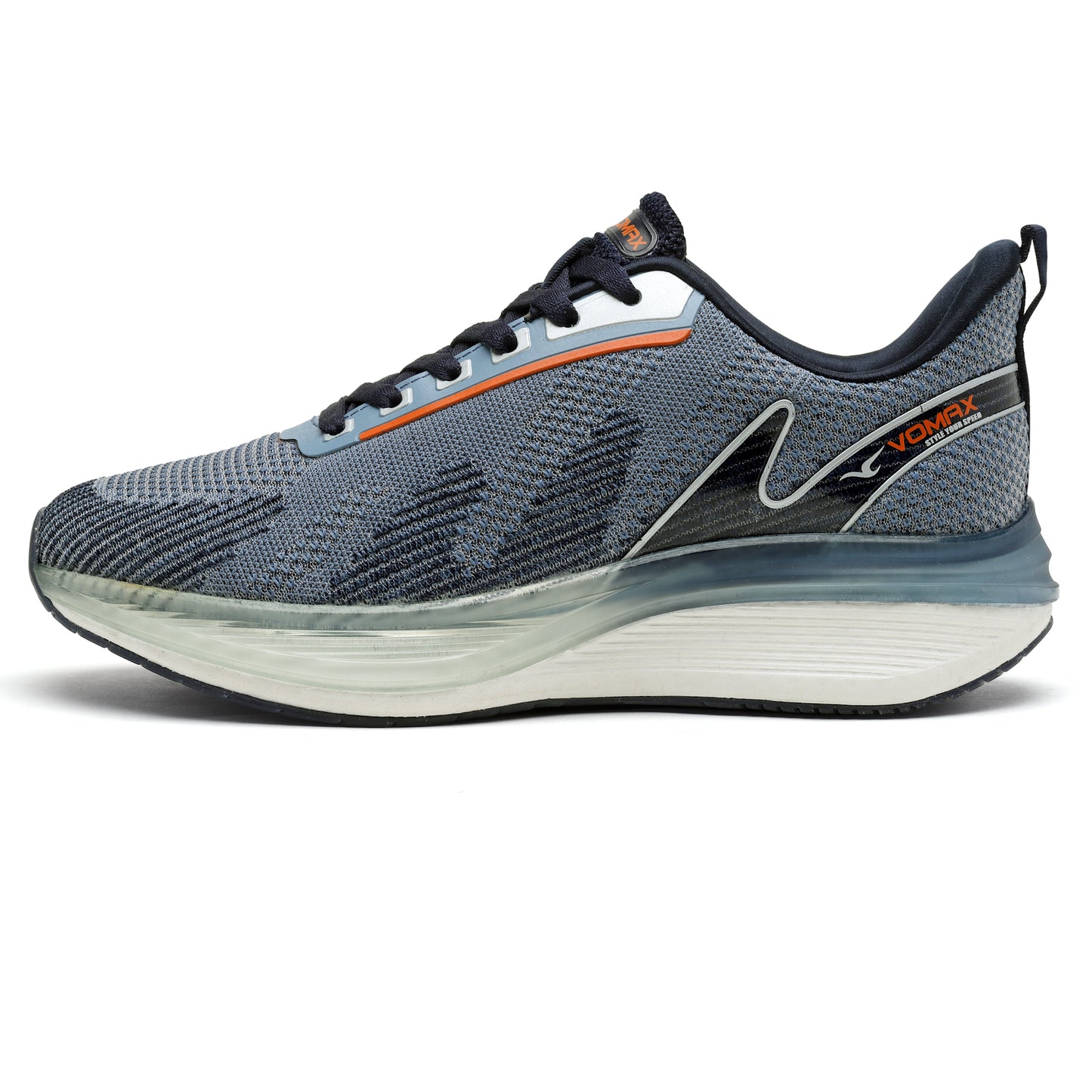 Vomax Sports Stalino-02 Breathable Flynit Upper Lace-ups Men's Sport Running Shoes