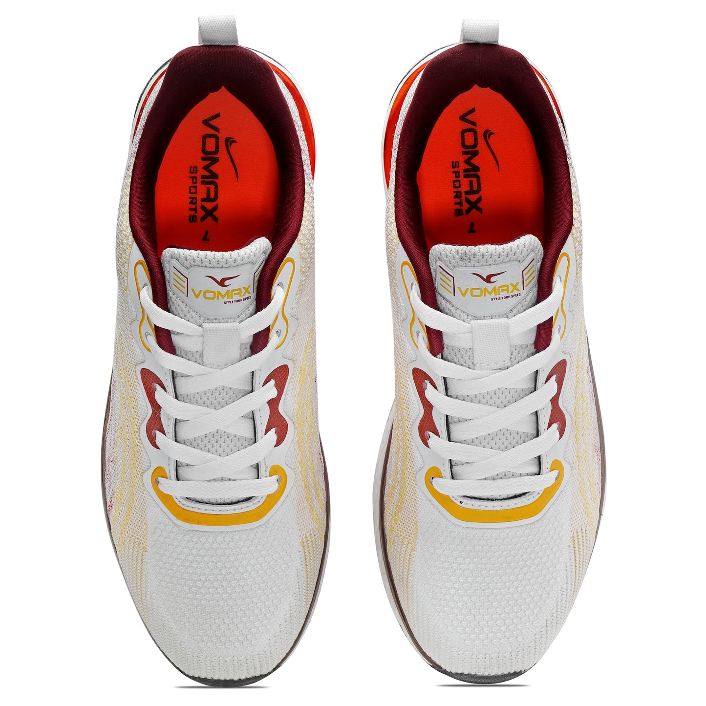 Vomax Sports Stalino-01 Flynit Breathable Upper Running Shoes for Men