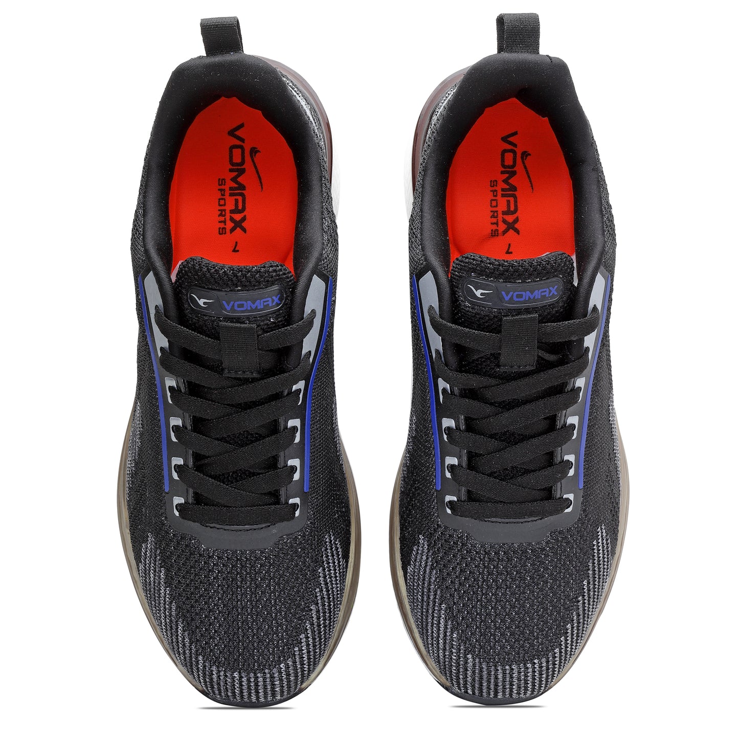 Vomax Sports Stalino-02 Breathable Flynit Upper Lace-ups Men's Sport Running Shoes