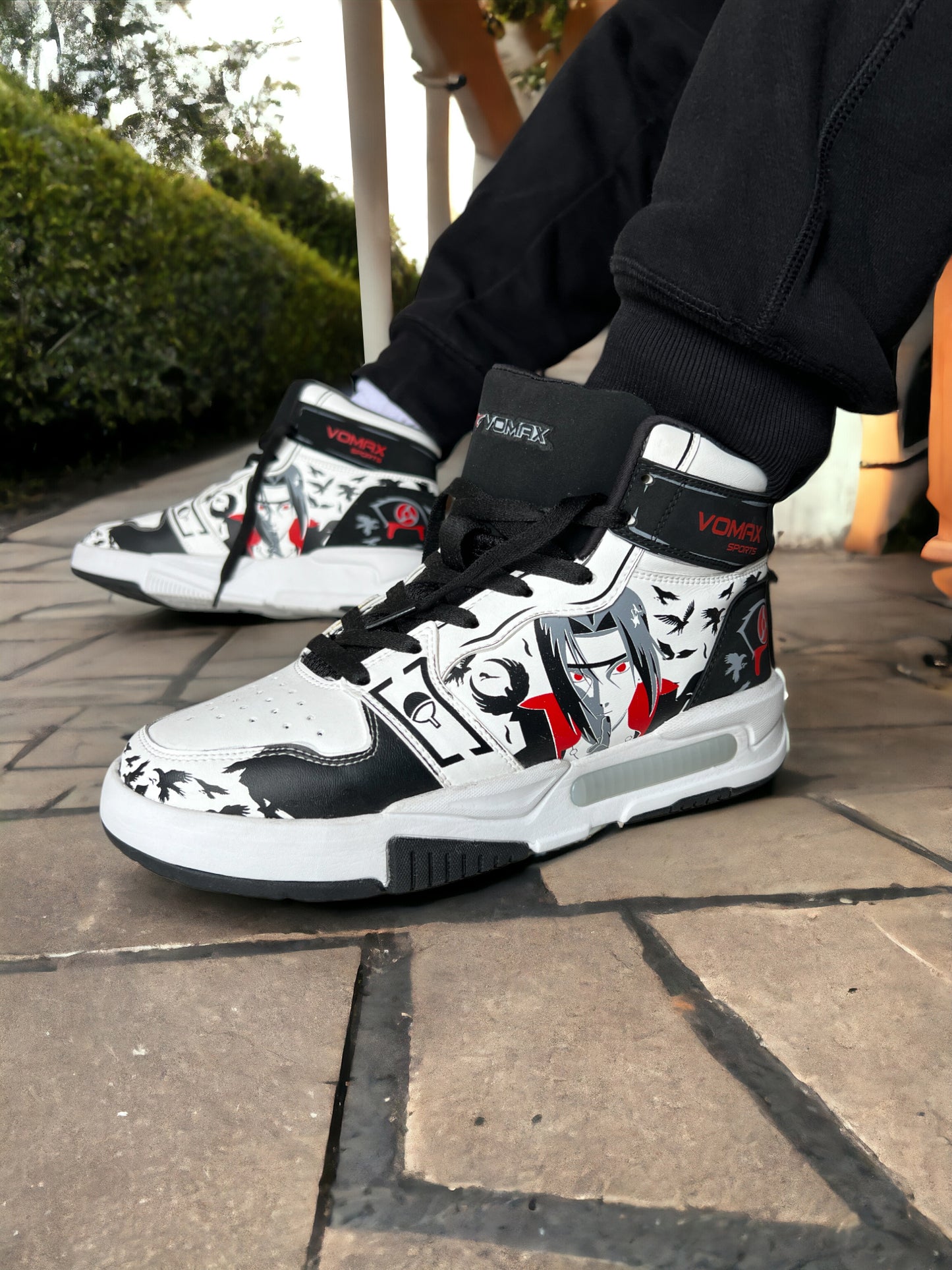 VOMAX SPORTS TRENZ-03 Naruto Itachi Uchiha Shinobi Anime Ninja Print Sneaker for Men's & Boys